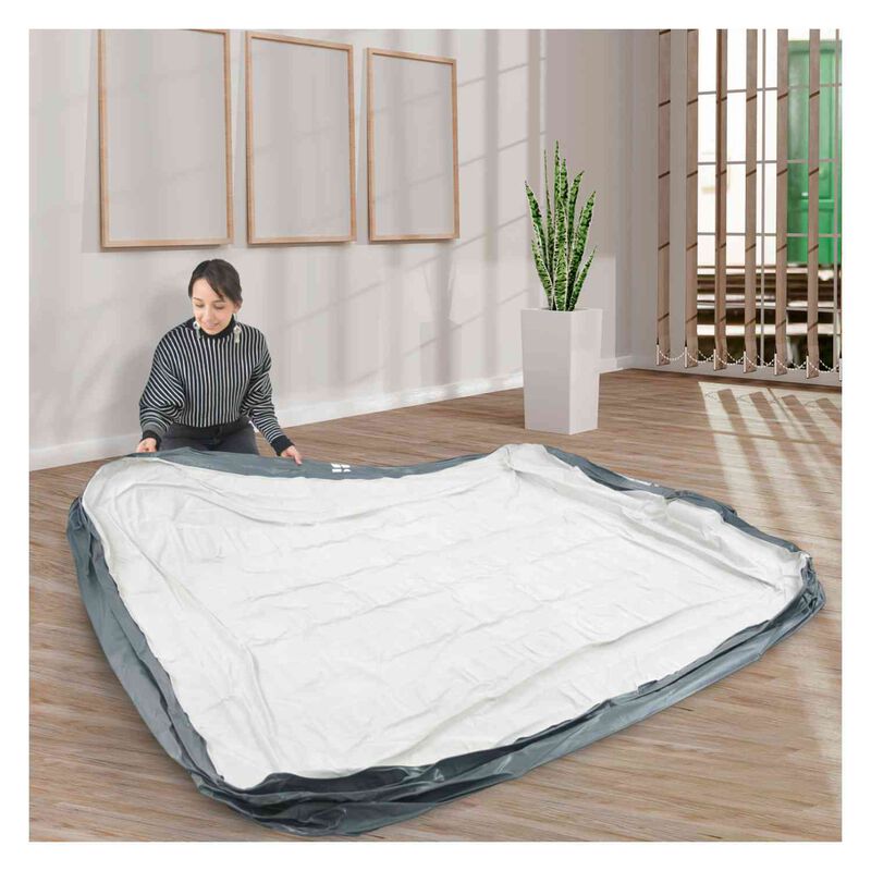 Colchon Inflable Queen Size + Bomba Aire Automá... image number null