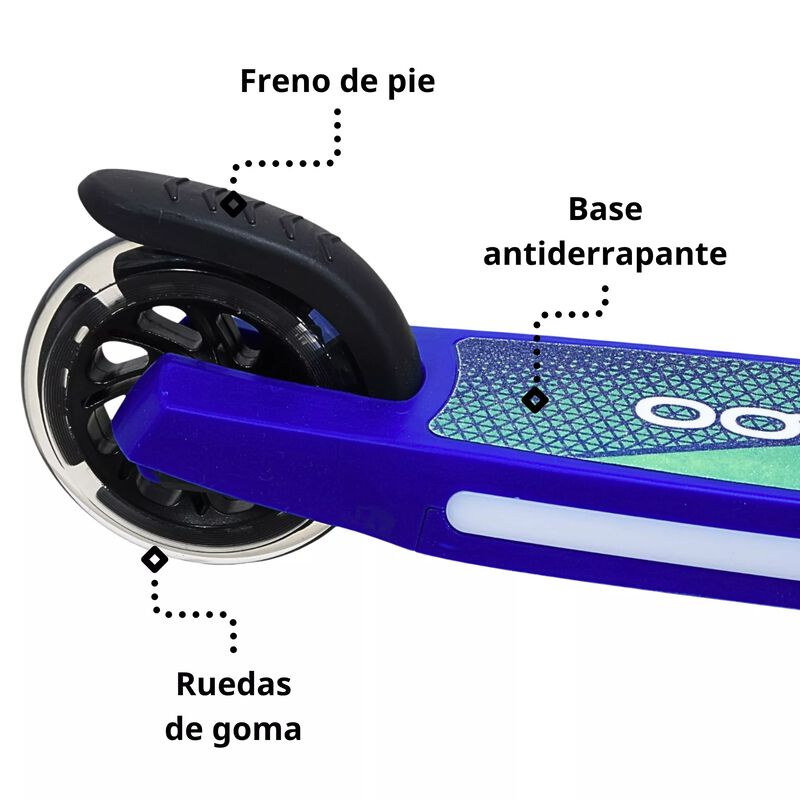 Scooter Pat&iacute;n Del Diablo Para Ni&ntilde;os Con Luces P... image number null