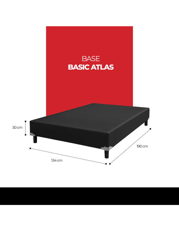 Base de Cama Basic Matrimonial Estructura Resis... image number null