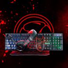 Set Gamer CM-409 Marvo 4 en 1 Teclado Headset Mouse y Tapete Retroiluminado