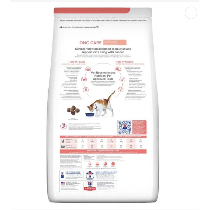 Hills Felino Onc Care 3.2 Kg 1 Unid X Caja mas ... image number null