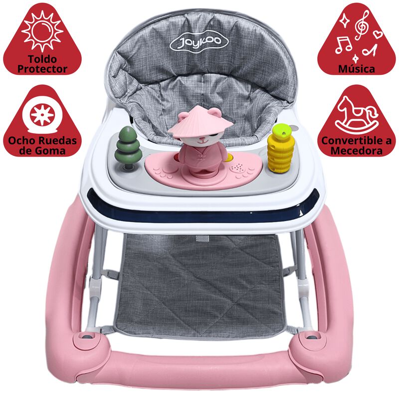 Andadera para Beb&eacute; Mecedora Panda Musical Bast&oacute;... image number null