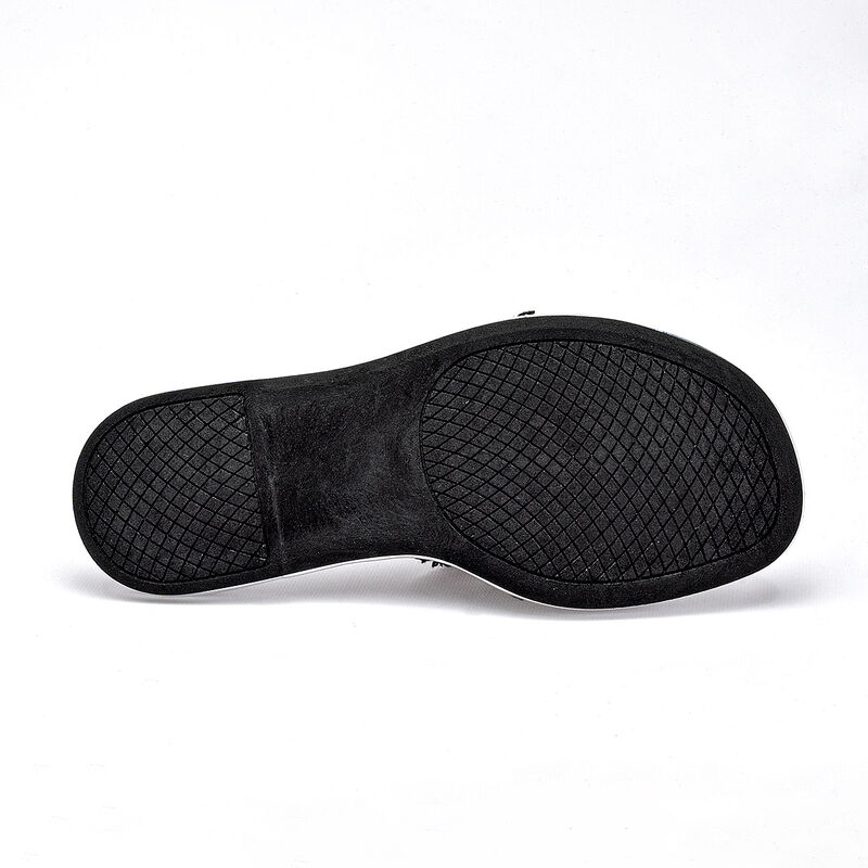 Been Class sandalia piso para mujer negro plata... image number null