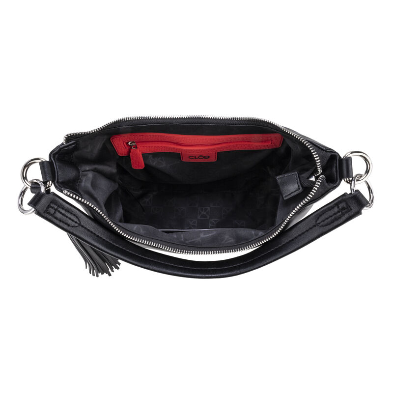 Bolsa Hobo Mediano Con Tassel Color Negro image number null