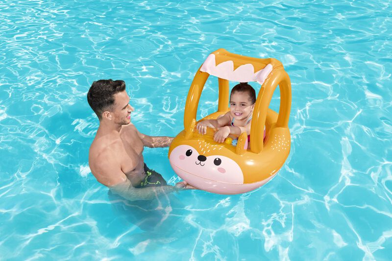Barquito hinchable infantil con parasol Friendl... image number null