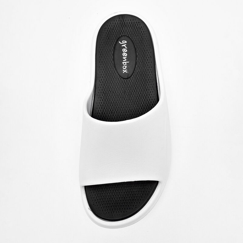 Elega Sandalia Impermeable Para Hombre Blanco C... image number null