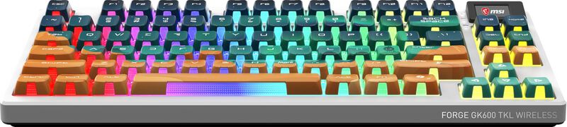 Teclado Msi Forge Gk600 Tkl W Mars Us Rgb Bluet... image number null
