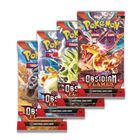 Lote Booster Pack Pok&eacute;mon Obsidian Flames X4 Con 10 Cartas