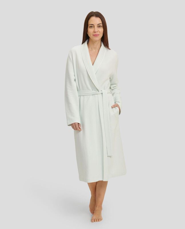 Bata Smocking de Punto Circular Verde image number null