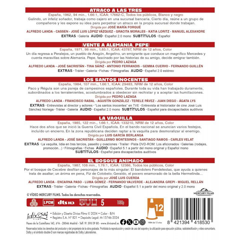 Pack de Alfredo Landa [Blu-ray] image number null