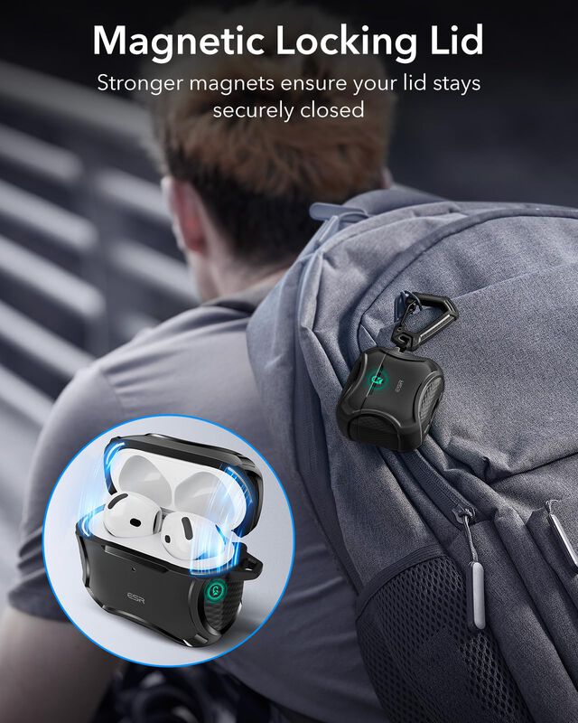 Funda Esr Halolock Cyber Series Para Airpods 4 ... image number null