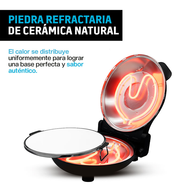 Horno El&eacute;ctrico para Pizza con Piedra Cer&aacute;mica ... image number null