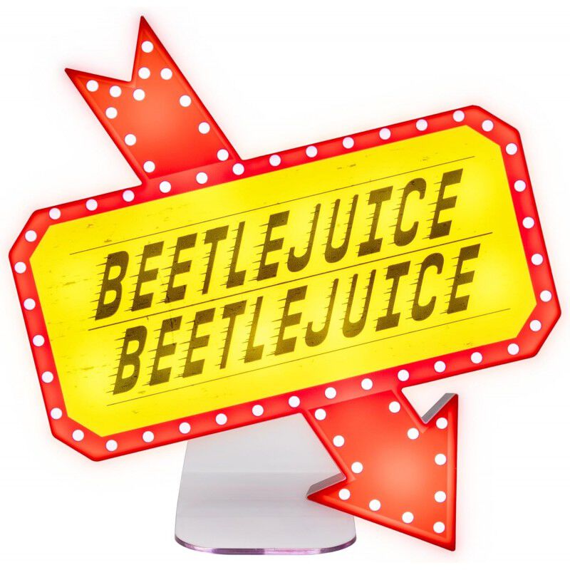 L&aacute;mpara Cartel Beetlejuice 22 x 25 cms image number null
