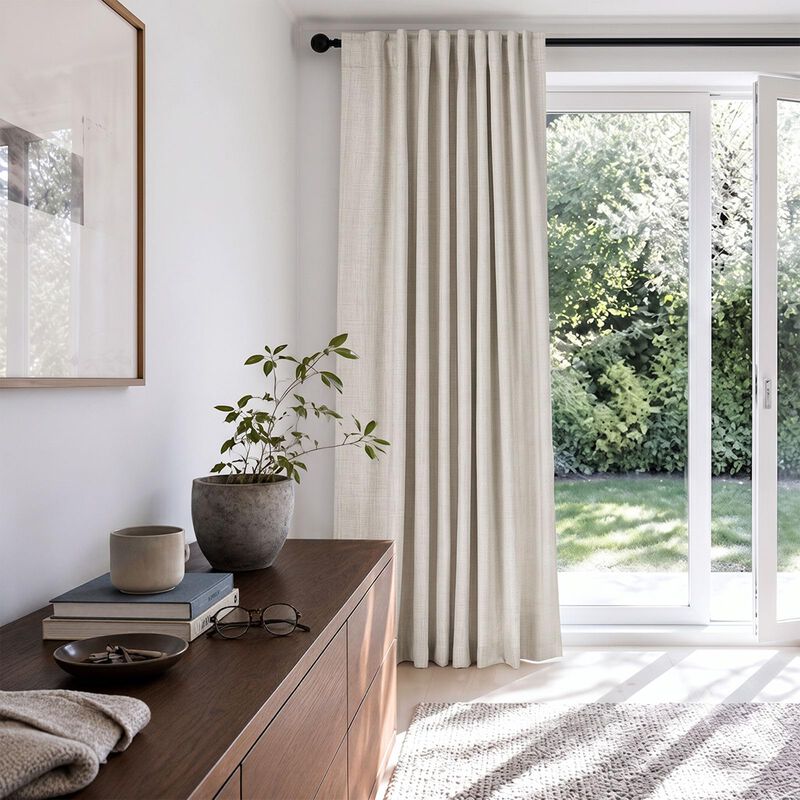Cortina Opaca 100% Shield 244 cm Beige image number null