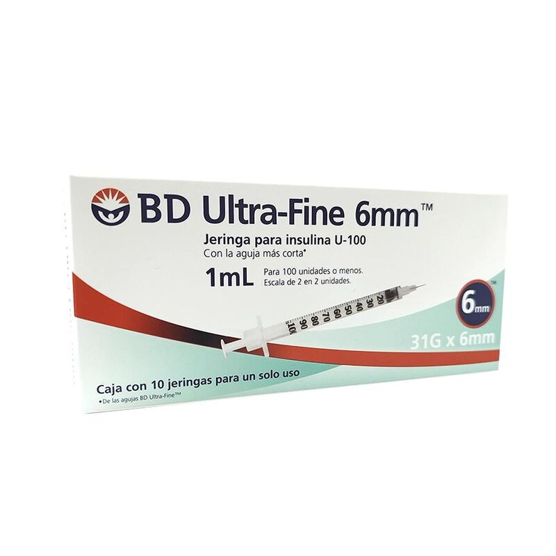 Jeringa Deschable Para Insulina Bd Ultra Fine 1... image number null