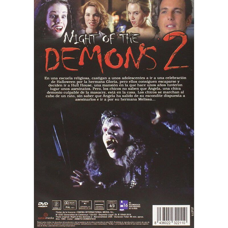 Noche De Los Demonios 2 (dvd) image number null