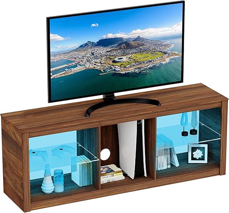 Mueble para tv con luz led image number null