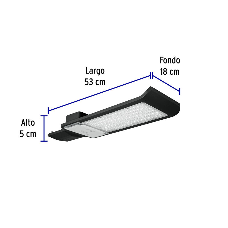 Luminario Suburbano Plano de Led 100 W Alta Int... image number null