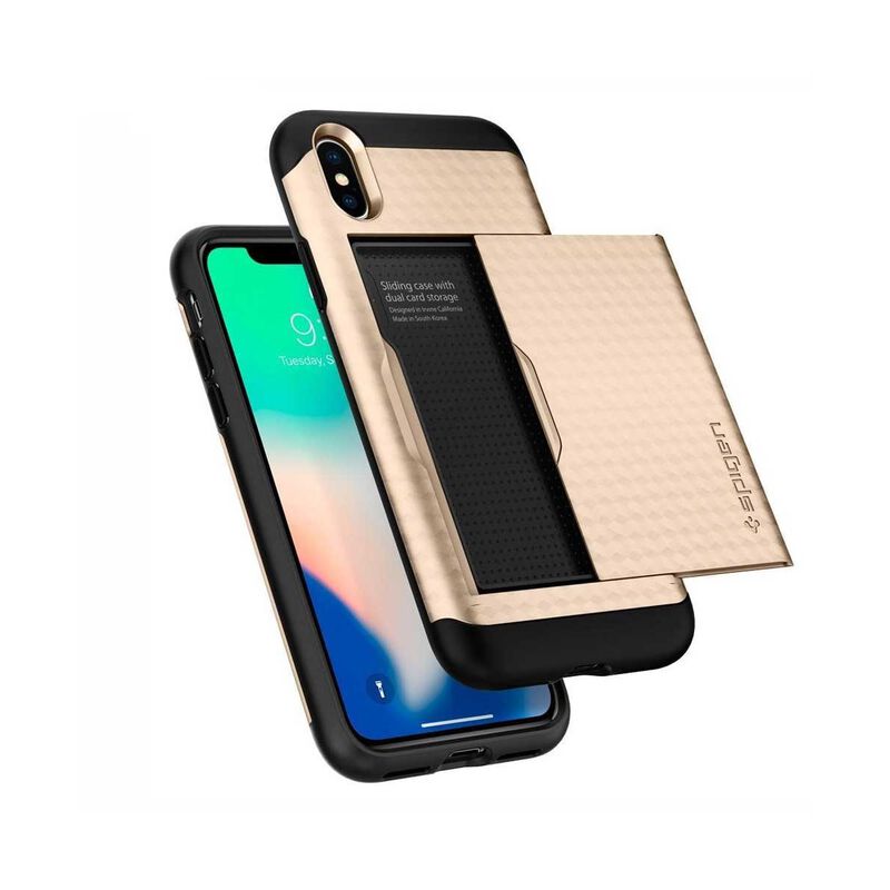 Funda Spigen Para Iphone X Y Xs Crystal Wallet ... image number null