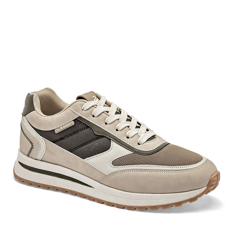 Clasben tenis para hombre beige olivo cod 14144... image number null