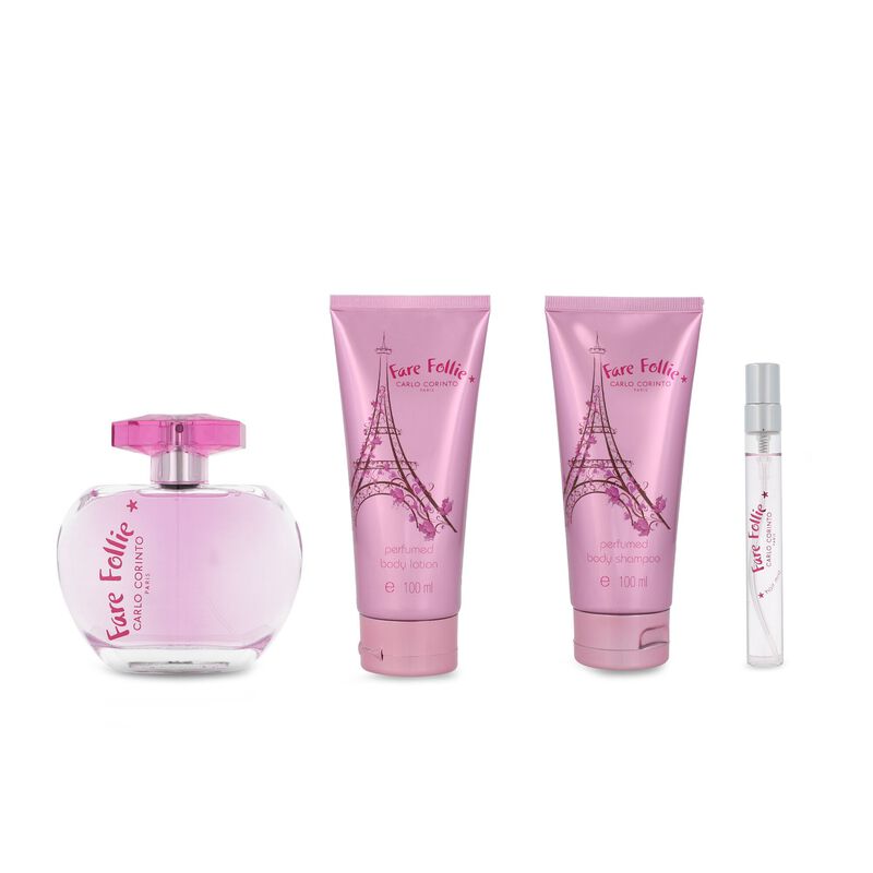 Set Carlo Corinto Fare Follie 4Pzs 100Ml Edt Sp... image number null