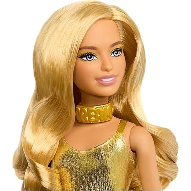 Barbie Fashionista Mu&ntilde;eca Look Dorado #222, 65 ... image number null
