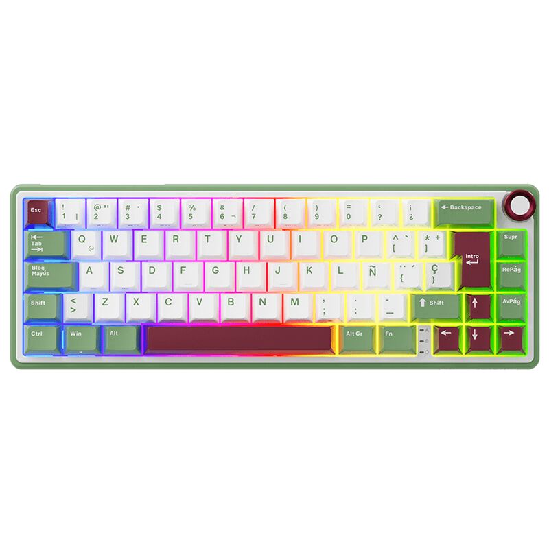 Teclado Mec&aacute;nico Espa&ntilde;ol 65% Royal Kludge Rkr65... image number null