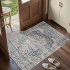 Alfombra Rugxara 61x91 Cm Lavable Antideslizante Azul