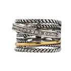 Anillo Mujer Acero Inoxidable Zirconia C&uacute;bica Regalo Luckyly