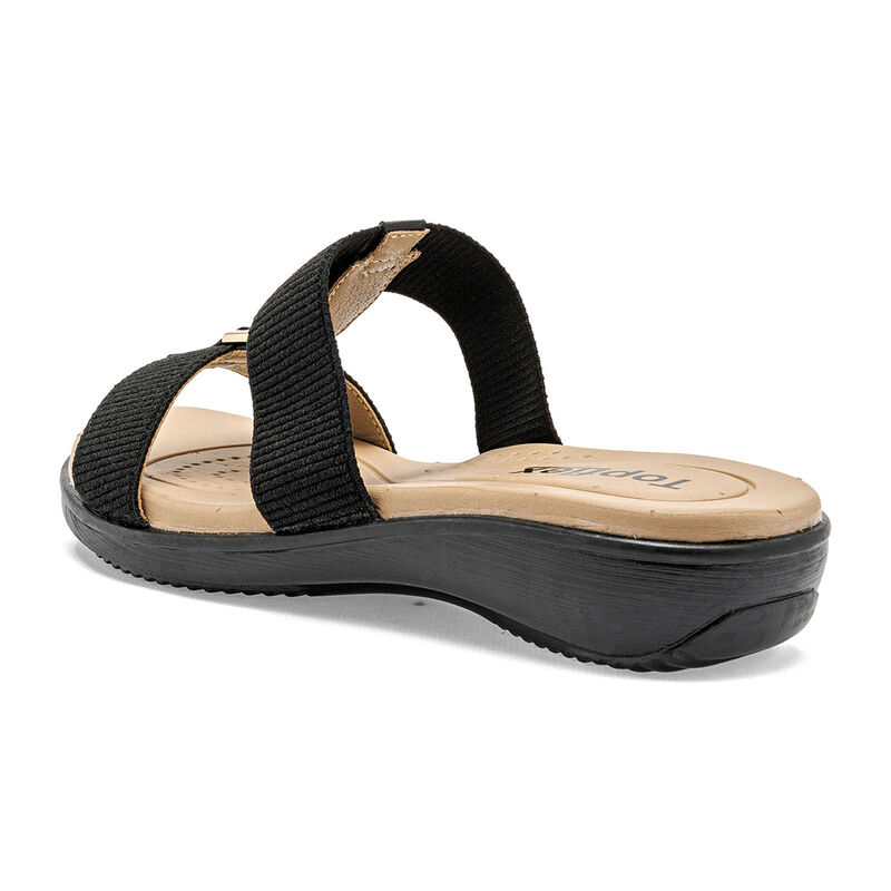 Topflex Sandalia Negro Para Mujer 147649ce image number null