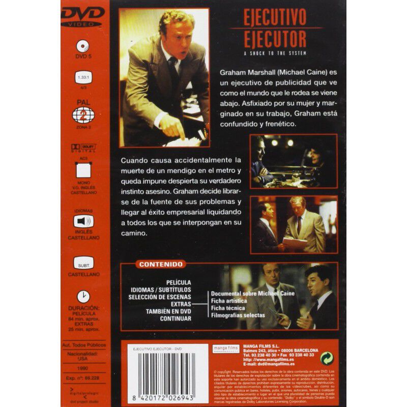 Ejecutivo Ejecutor [dvd] (1990) A Shock To The ... image number null