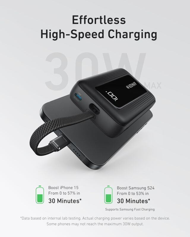 Power Bank Anker Zolo De 20 000 Mah Y 30 W Con ... image number null