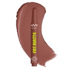 Labial Nyx Professional Fat Matte En Tono Toasty Taupe (greige)