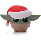 Bitty Boomers Star Wars The Mandalorian: Grogu con Sombrero de Pap&aacute; Noel, Mini Altavoz Bluetooth