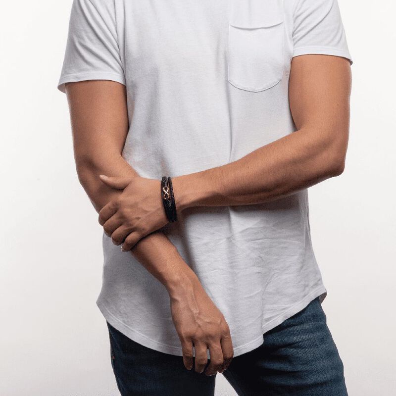 Pulsera Hombre, Brazalete Acero Inoxidable, Reg... image number null