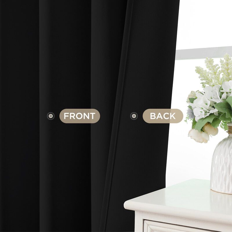 Cortinas Opacas Joydeco De 96 X 244 Cm Con Aisl... image number null