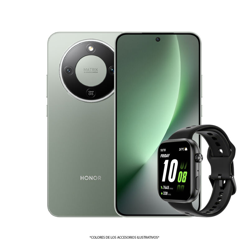 Combo Honor Magic 8 Lite Verde 512gb + Watch 2i image number null