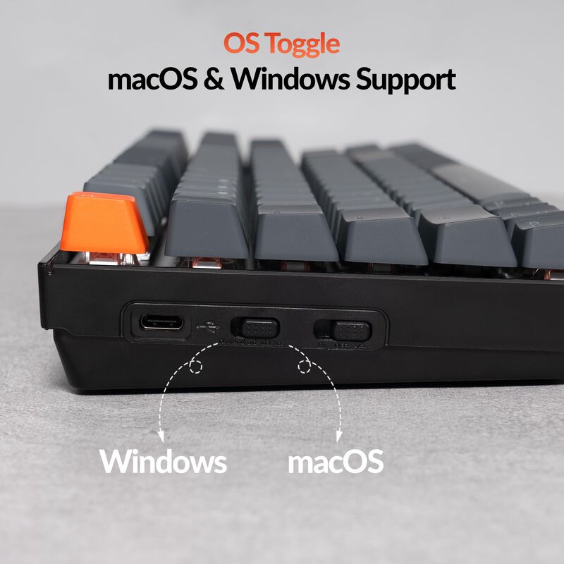 Teclado Mec&aacute;nico Inal&aacute;mbrico Keychron K8 Silent... image number null