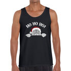 Tank Top Word Art Para Hombre - Santa Asom&aacute;ndose - Negro