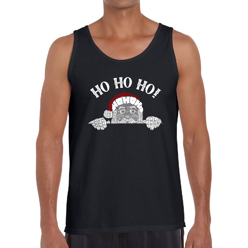 Tank Top Word Art Para Hombre - Santa Asom&aacute;ndos... image number null