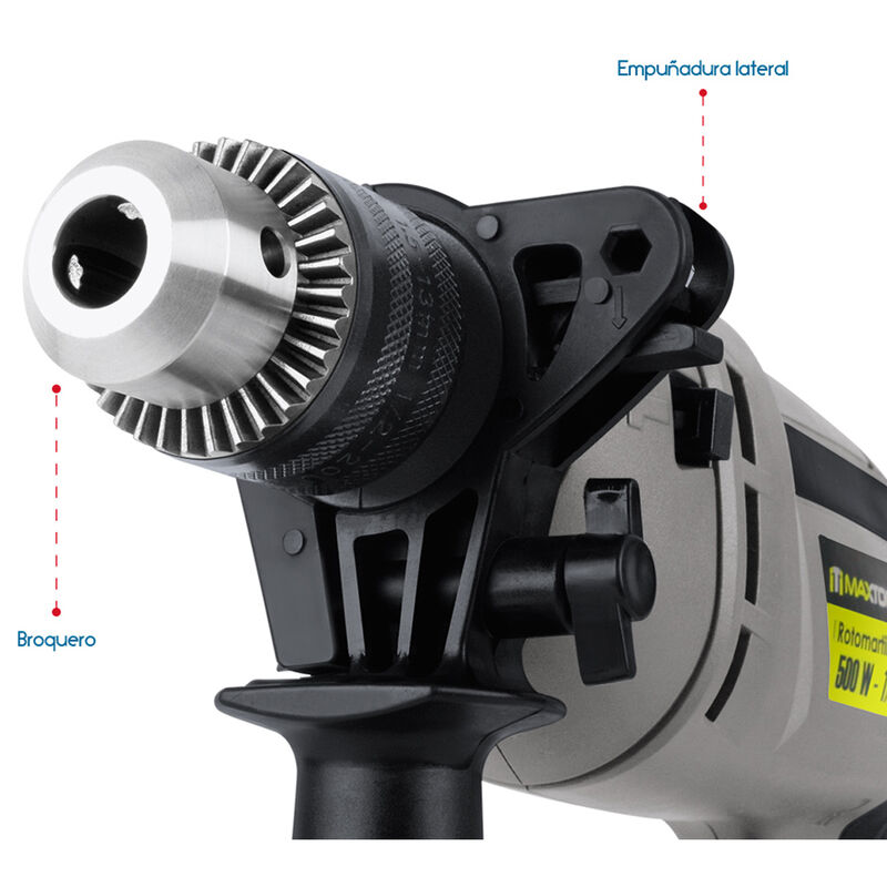 Taladro Rotomartillo Maxtool 500W de 1/2 pulg image number null