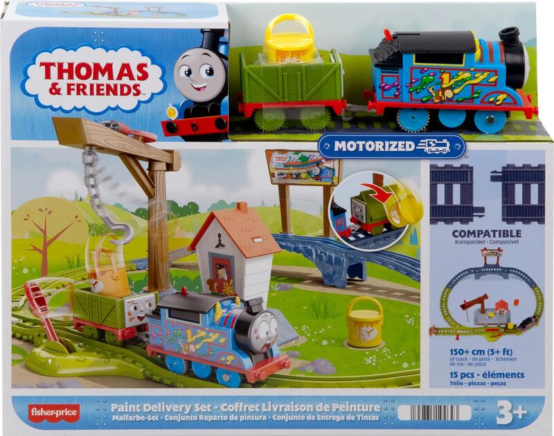 Thomas & Friends Pista de Entrega de Pintura HT... image number null