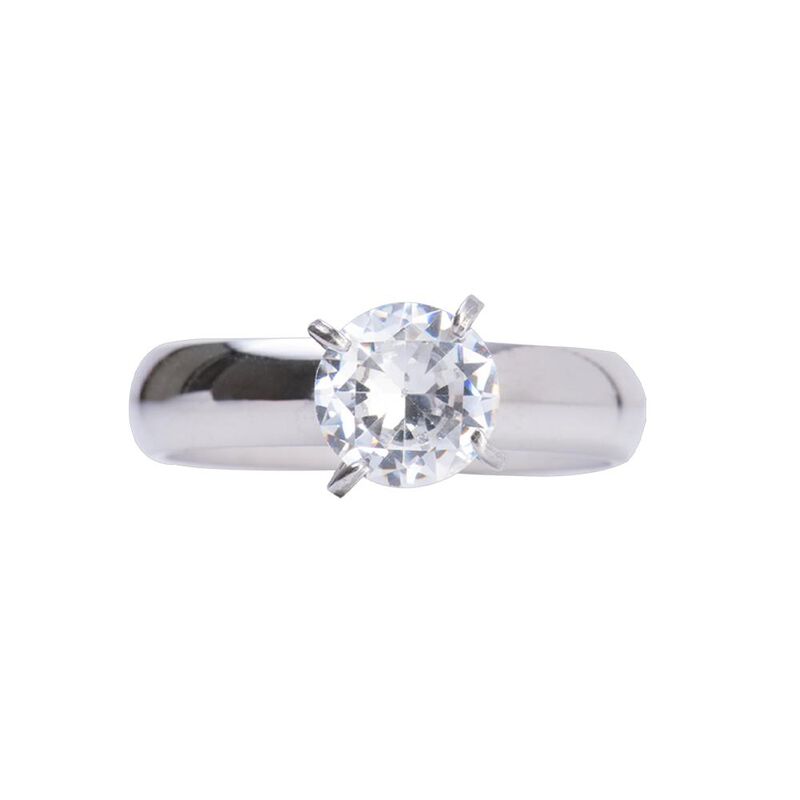 Anillos De Compromiso Mujer Boda Zirconia Cúbic... image number null