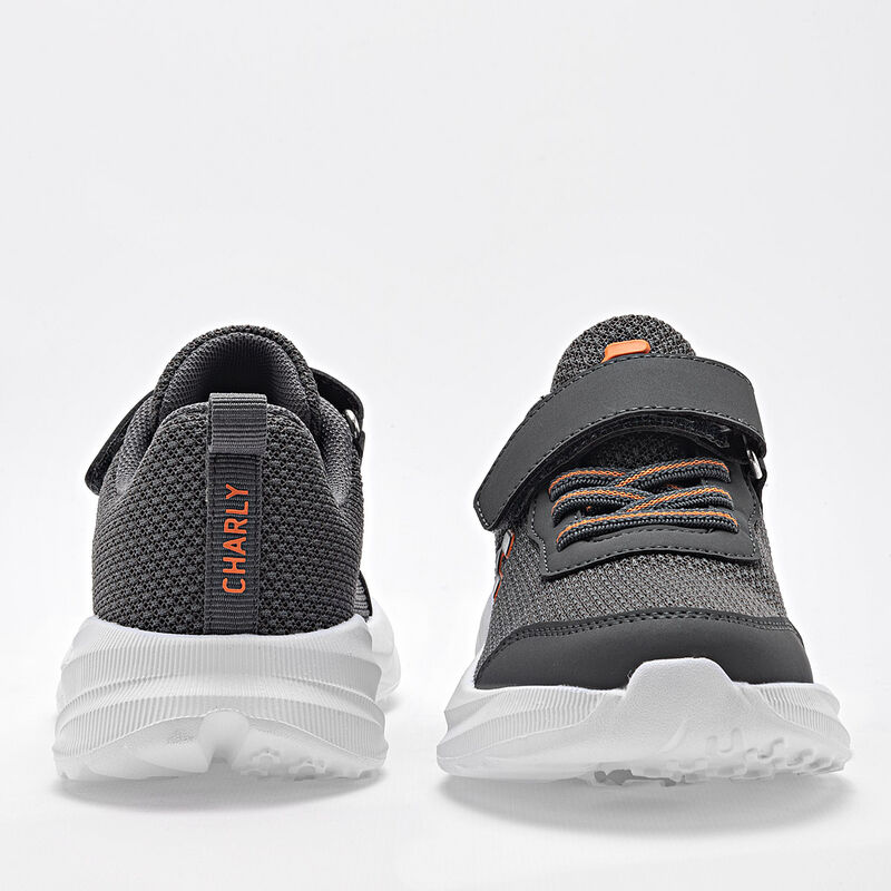 Charly Tenis deportivo para ni&ntilde;o gris, agujeta ... image number null