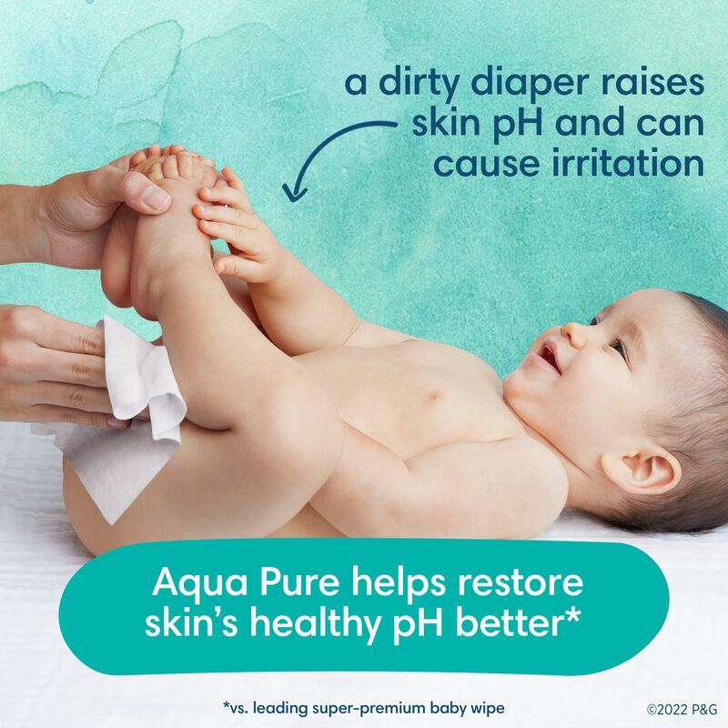 Toallitas Para Beb&eacute;s Pampers Aqua Pure Sensitiv... image number null