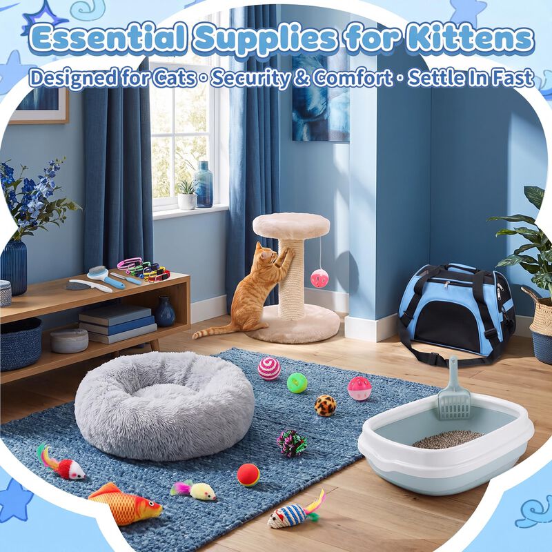 Kit Para Gatitos Yunphda 37 Piezas Esenciales P... image number null