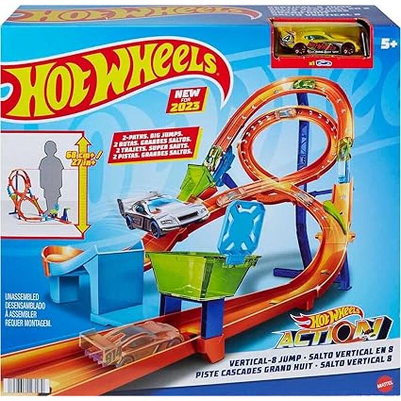 Hot Wheels Action, Pista Salto Vertical En 8 image number null