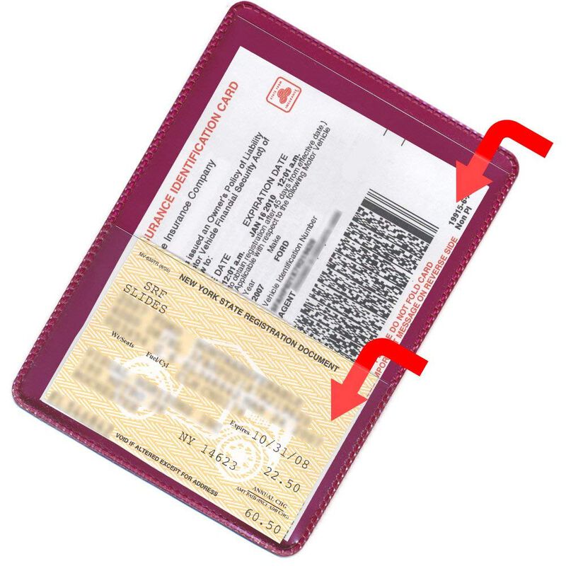 Cartera Store Smart 10 cm &times; 14 cm Granate Pack ... image number null