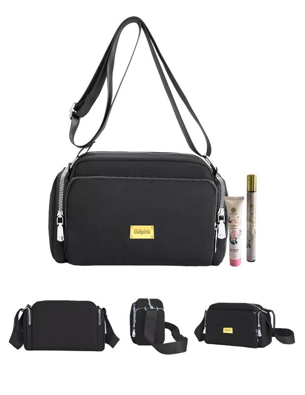 Bolsa Crossbody Pink Brule City Lights Para Muj... image number null