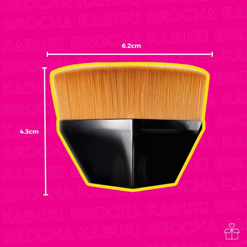 Brocha Para Maquillaje De Base Brocha Facial Ka... image number null